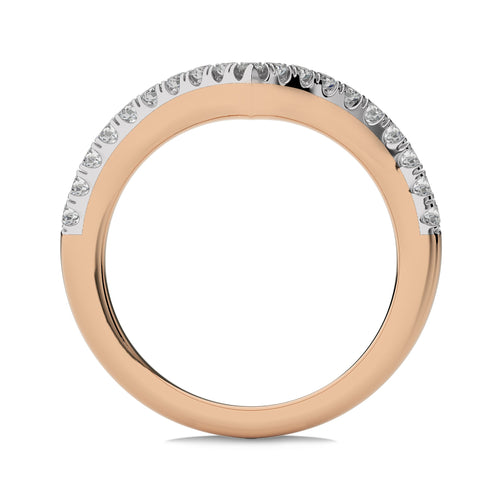 1/3 CT. Round Natural Diamond Chevron Band