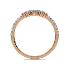 1/4 CT. Round Natural Diamond Curve Ring