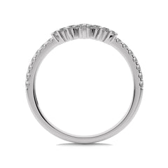 1/4 CT. Round Natural Diamond Curve Ring