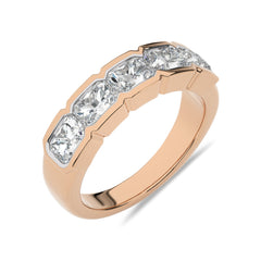 2 CT. Emerald Natural Diamond Ring Band