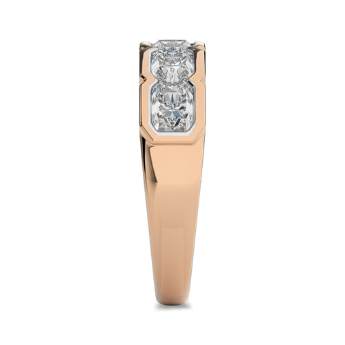 2 CT. Emerald Natural Diamond Ring Band