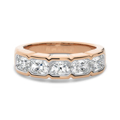 2 CT. Emerald Natural Diamond Ring Band