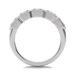 2 CT. Emerald Natural Diamond Ring Band