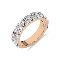 1 CT. Round Natural Diamond Band Ring