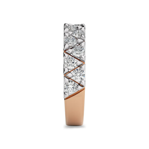 1 CT. Round Natural Diamond Band Ring