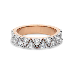 1 CT. Round Natural Diamond Band Ring