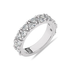 1 CT. Round Natural Diamond Band Ring