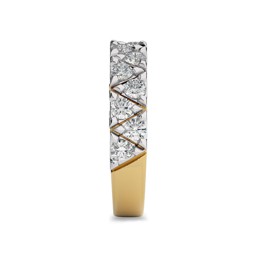 1 CT. Round Natural Diamond Band Ring