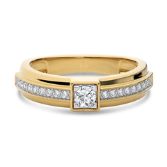 1/4 CT. Round Natural Diamond Women's Ring