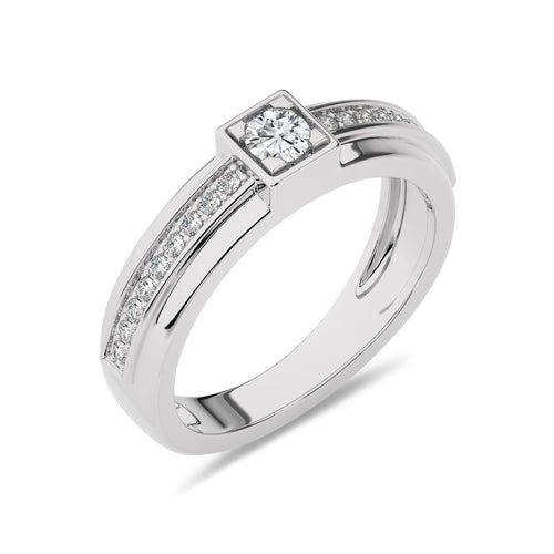 1/4 CT. Round Lab Created Diamond Ring