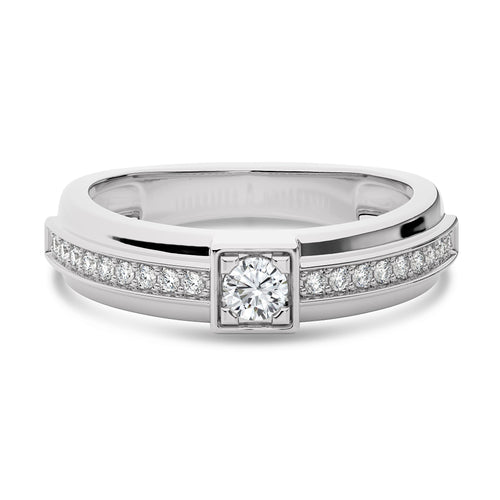 1/4 CT. Round Natural Diamond Women's Ring