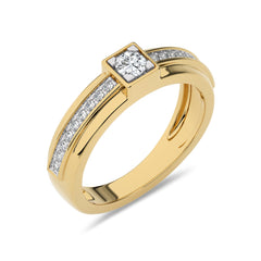 1/4 CT. Round Natural Diamond Women's Ring