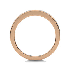 1/2 CT. Princess cut Natural Diamond Half Eternity Band