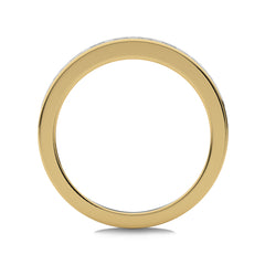 1/2 CT. Princess cut Lab Created Diamond Half Eternity Band