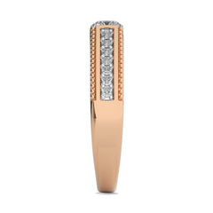 1/2 CT. Round Lab Created Diamond Engagement Ring