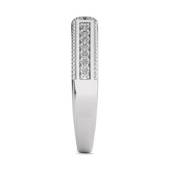 1/2 CT. Round Lab Created Diamond Engagement Ring