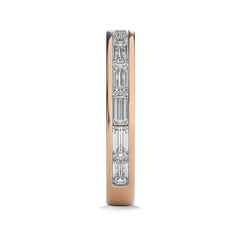 1 CT. Baguette Lab Created Diamond channel Set Wedding Band