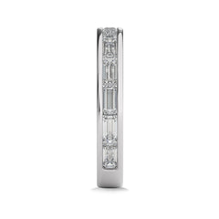 1 CT. Baguette Lab Created Diamond channel Set Wedding Band