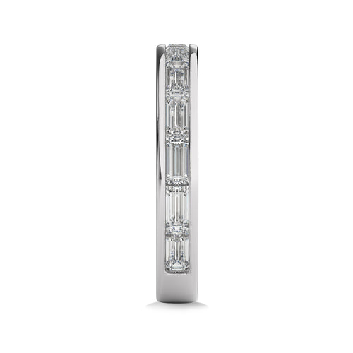 1 CT. Baguette Lab Created Diamond channel Set Wedding Band