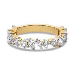 1 CT. Fancy Shapes Lab Created Diamond Wedding Band Ring