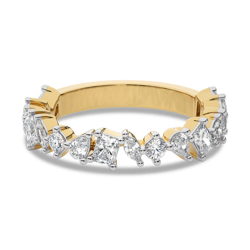 1 CT. Fancy Shapes Lab Created Diamond Wedding Band Ring