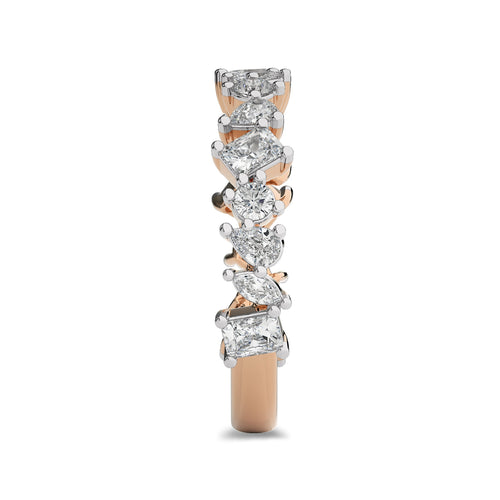 1 CT. Fancy Shapes Lab Created Diamond Wedding Band Ring