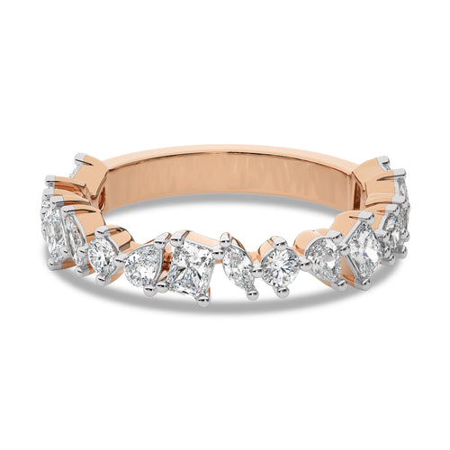 1 CT. Fancy Shapes Lab Created Diamond Wedding Band Ring