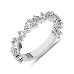 1 CT. Fancy Shapes Lab Created Diamond Wedding Band Ring