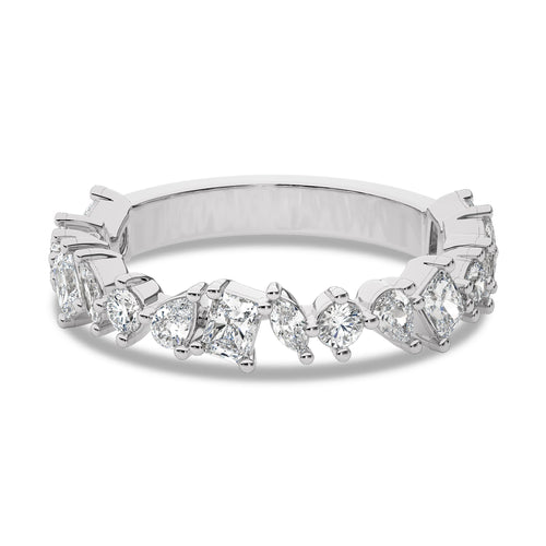 1 CT. Fancy Shapes Lab Created Diamond Wedding Band Ring