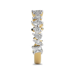 1 CT. Fancy Shapes Lab Created Diamond Wedding Band Ring