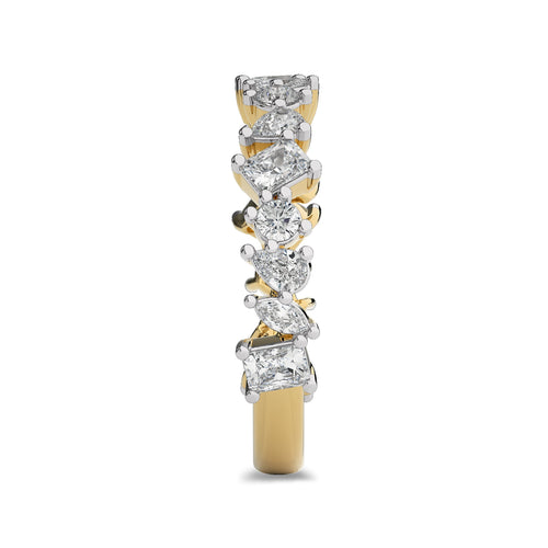 1 CT. Fancy Shapes Lab Created Diamond Wedding Band Ring