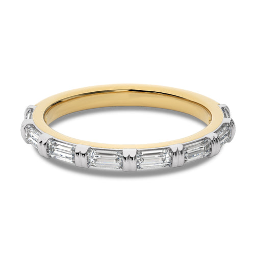 1/2 CT. Baguette Lab Created Diamond Wedding Band