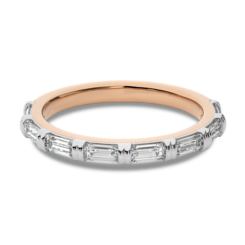 1/2 CT. Baguette Natural Diamond Wedding Band