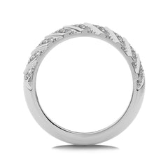 1/4 CT. Round Lab Created Diamond Arrow Pattern Wedding Band Ring