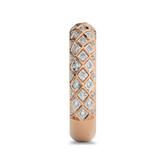 1/4 CT. Round Lab Created Diamond Criss cross Wedding Band ring