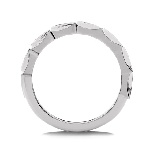 1/10 CT. Marquise Shape Round Lab Created Diamond Wedding Band Ring