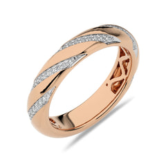 1/6 CT. Round Lab Created Diamond Wedding Band Ring