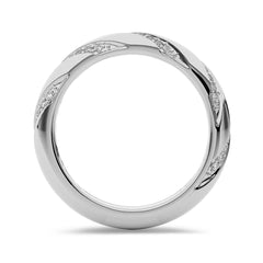 1/6 CT. Round Lab Created Diamond Wedding Band Ring