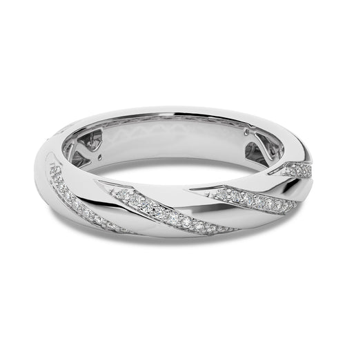 1/6 CT. Round Natural Diamond Wedding Band Ring