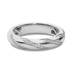 1/6 CT. Round Lab Created Diamond Wedding Band Ring