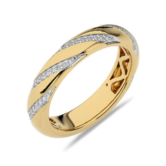 1/6 CT. Round Lab Created Diamond Wedding Band Ring