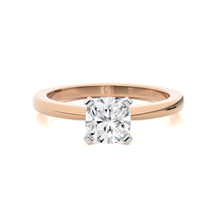 Stellar Solitaire Cushion Diamond Enagement Ring