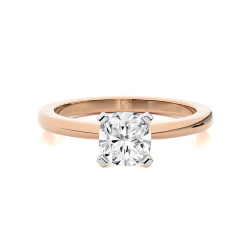 Stellar Solitaire Cushion Lab Created Diamond Engagement Ring