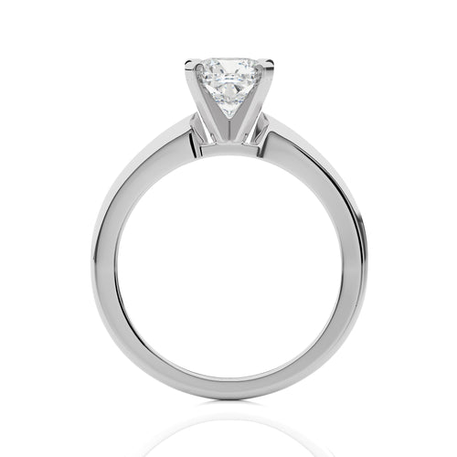 1 1/2 CT. Stellar Solitaire Cushion Natural Diamond Engagement Ring