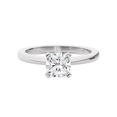 1 1/2 CT. Stellar Solitaire Cushion Natural Diamond Engagement Ring