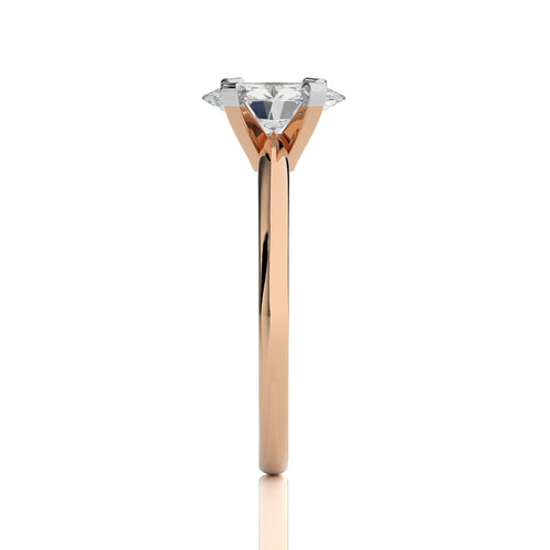 Stellar Solitaire Oval Diamond Engagement Ring