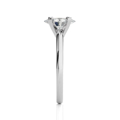 Stellar Solitaire Oval Diamond Engagement Ring