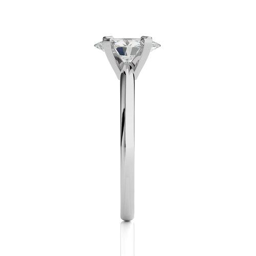 Stellar Solitaire Oval Diamond Engagement Ring