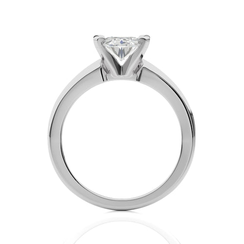 Stellar Solitaire Oval Diamond Engagement Ring
