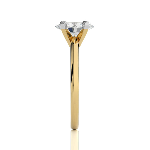 1 1/2 CT. Stellar Solitaire Oval Natural Diamond Engagement Ring